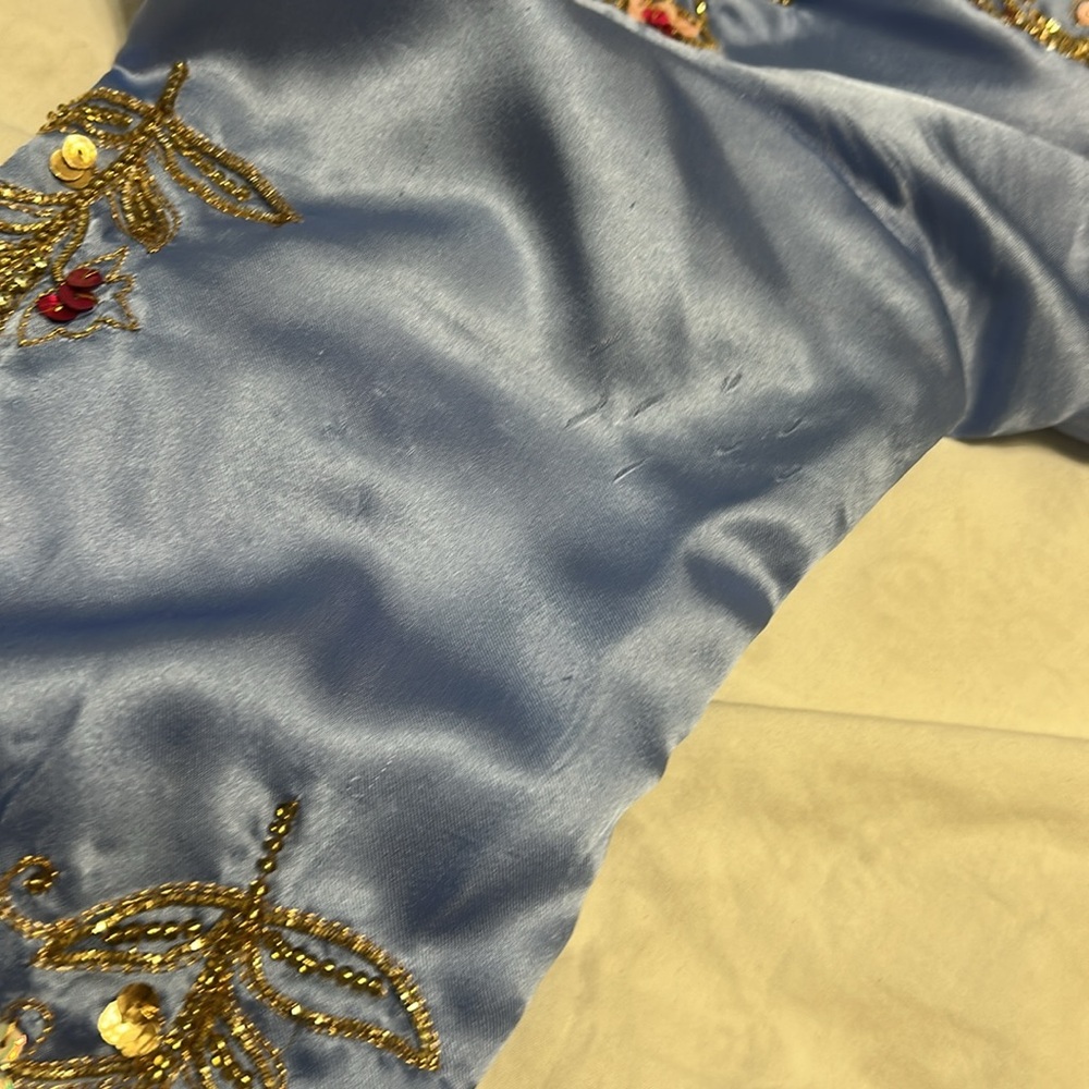 Shalwar kameez organza Duppatta blue size small. Indian Pakistani wear. - Picture 13 of 17